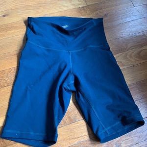 Old navy biker shorts. Teal color 9inch Sz XS
